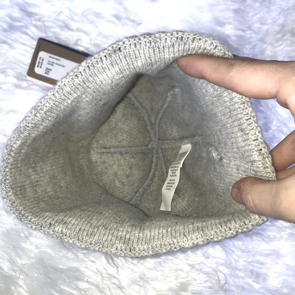 Brand New Patagonia Men's Brodeo Beanie Logo Drifter Grey Recycled Wool & Nylon - Picture 7 of 16